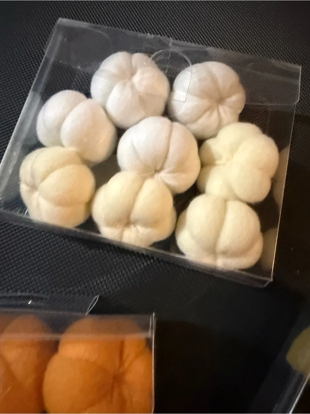 NEW Hobby Lobby Fall Felt Fillers Set (3 Packs) Pumpkin & Acorn Bowl Filler